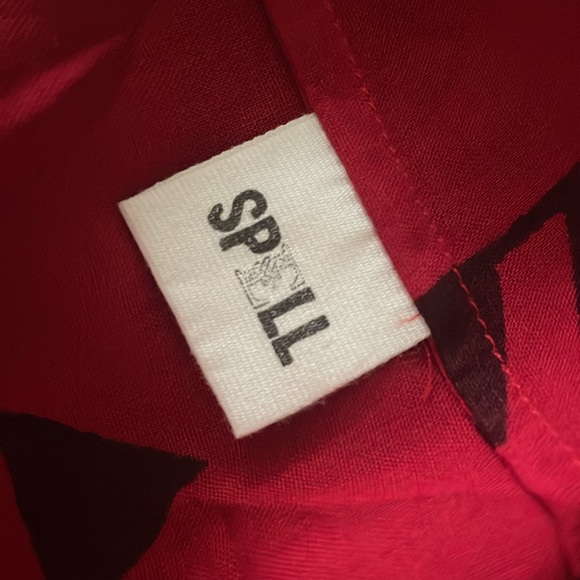 SPELL | Vintage Opium Fringe Tassel Kimono Red + Black - Picture 11 of 11